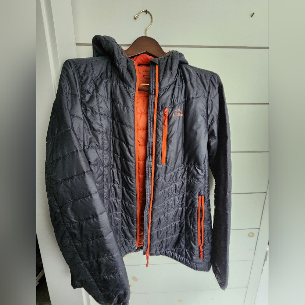 LL Bean PrimaLoft Packaway Hooded Jacket
